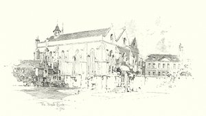 La Chiesa del Tempio, Londra, nel 1761 da Herbert (after) Railton