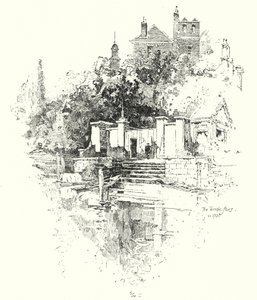 Le scale del Tempio, Londra, nel 1790 da Herbert (after) Railton