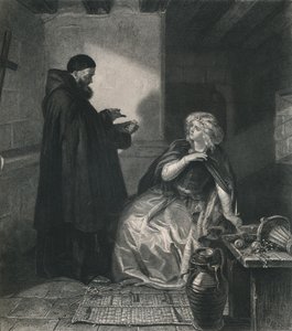 Giulietta nella cella di Frate Lorenzo