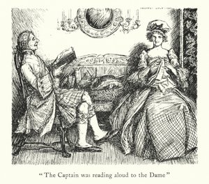 Leggende di Ingoldsby: Il cavaliere e la dama (litografia) da Herbert Cole