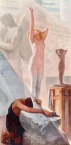 Il risveglio di Galatea da Herbert Gustave Schmalz