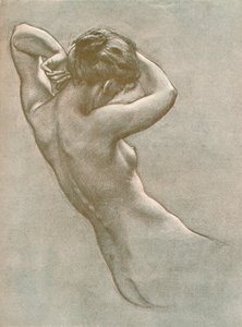 Studio per Prospero che evoca Ninfe e Divinità, c1902-1903 da Herbert James Draper