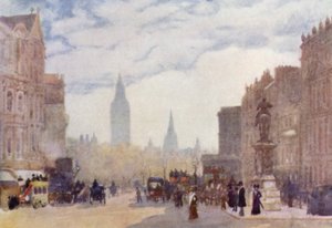 A Charing Cross (litografia a colori)