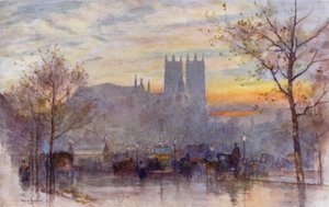 Luce dopo la pioggia (litografia a colori) da Herbert Menzies (after) Marshall