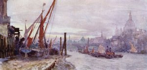 La riva a Southwark da Herbert Menzies (after) Marshall