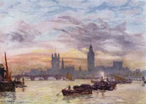Torri di Westminster da Herbert Menzies (after) Marshall