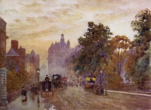 Verso ovest da Hyde Park Corner da Herbert Menzies (after) Marshall