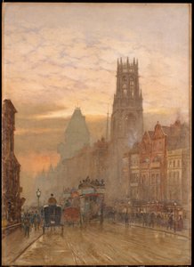 Fleet Street presso Temple Bar da Herbert Menzies Marshall