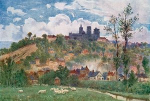 Laon, vista dalla pianura da Herbert Menzies Marshall
