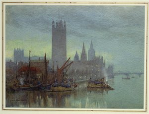 Crepuscolo dal Lambeth Bridge da Herbert Menzies Marshall