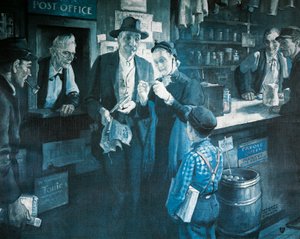 Il fornitore di occhiali alla fine del 1800, pubblicità per la American Optical Company