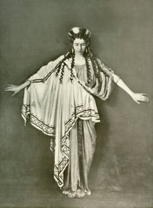 Una donna ateniese alla moda, 600-468 a.C., 1924 da Herbert Norris