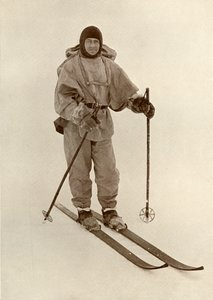 Capitano Scott sugli sci, c1910-1913, 1913 da Herbert Ponting