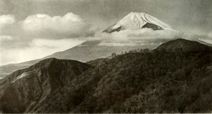 Monte Fuji, 1910 da Herbert Ponting