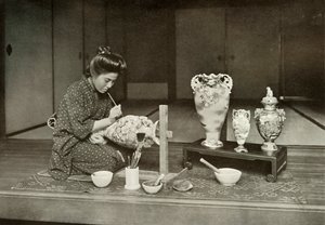 Pittura di ceramiche per l