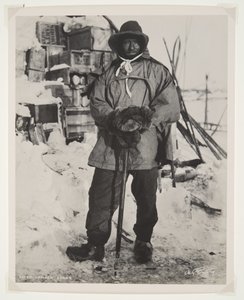 Sottufficiale Evans durante la spedizione Terra Nova (1910-13) al Polo Sud da Herbert Ponting