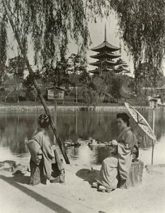 La Pagoda di Nara, 1910