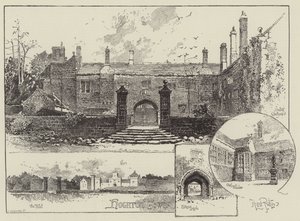 Hoghton Tower nel Lancashire da Herbert Railton