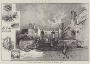 Hoghton Tower, la residenza di Sir James de Hoghton, baronetto da Herbert Railton