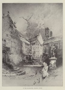 Nel cortile, Hoghton Tower