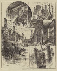 Schizzi a Hampton Court da Herbert Railton