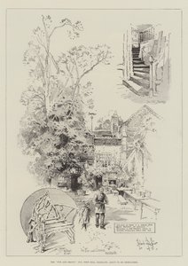 La locanda Fox and Crown, West Hill, Highgate, in procinto di essere demolita