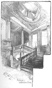 La scala, Ashburnham House, 1890