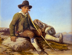 Berger de la Brigue, 1850 circa (olio su tela)