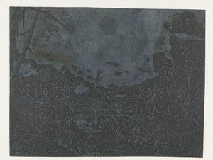 Paesaggio con cascata (seconda versione) da Hercules Segers