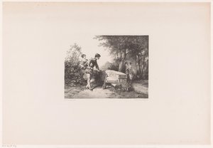 Due coppie in un parco da Herman Frederik Carel ten Kate
