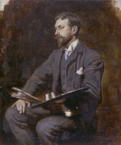 Possibile autoritratto, c.1890-1900 da Herman Gustave Herkomer