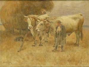 Bozzetto per I mietitori da Herman Hartwich