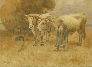 Schizzo per I mietitori da Herman Hartwich