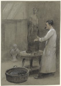 Scultore e la sua scultura