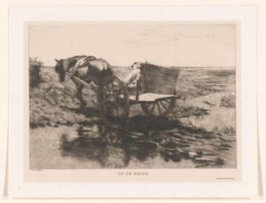 Carro di cavalli sulla brughiera (Sulla brughiera)