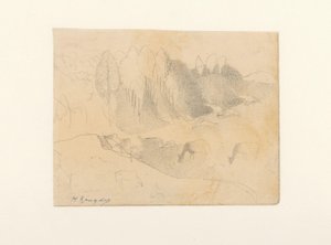 Valle con bestiame al pascolo da Herman Kruyder (signed by artist)
