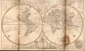 Una nuova e corretta mappa del mondo redatta in base alle più recenti scoperte e alle più precise osservazioni LOC 2017585674 da Herman Moll