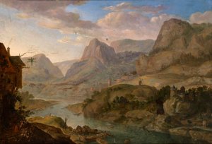 Paesaggio, XVII secolo da Herman Saftleven the Younger