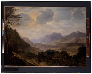 Un ampio paesaggio renano