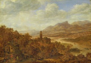 Paesaggio con il Reno da Herman the Younger Saftleven