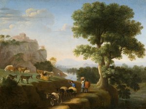 Paesaggio da Herman van (attr. to) Swanevelt