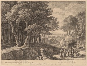 Nascita di Adone da Herman van Swanevelt