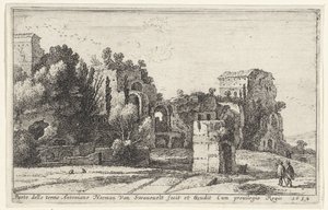 Veduta delle Terme di Caracalla
Parte delle terme Antoniano (titolo sull