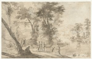 Paesaggio con il battesimo dell