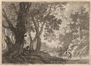 Salmacis e Ermafrodito da Herman van Swanevelt