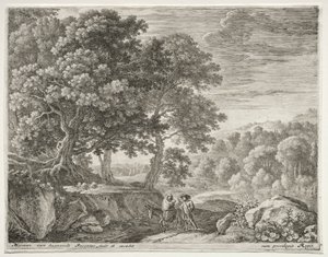 I piccoli angeli sulla collina da Herman van Swanevelt