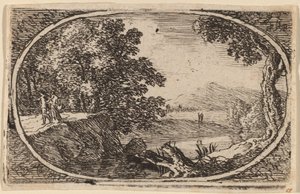 Il ceppo vicino al fiume da Herman van Swanevelt