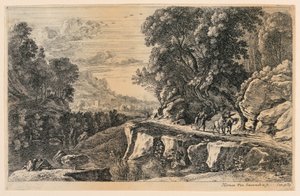 I due cavalieri da Herman van Swanevelt