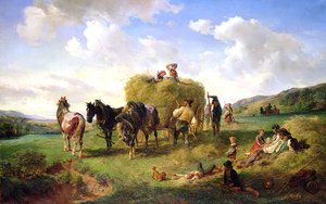 La raccolta del fieno, 1869