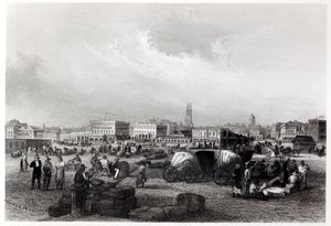 Al Molo Levee a New Orleans, c.1840